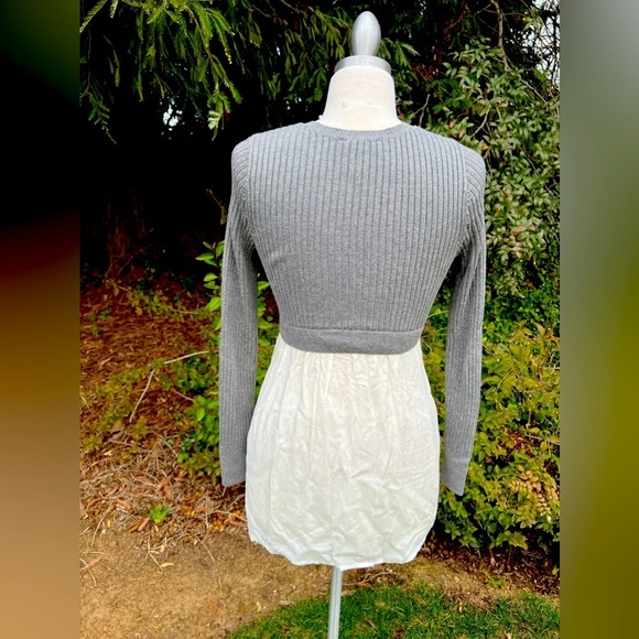 Motherhood Maternity 👶🏻 Gray and White Women's Layered Top - Picture 6 of 6